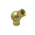 Brass lamp holder with screw, 24mm high