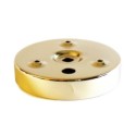 Gold support ø100x22.50h for wall or ceiling