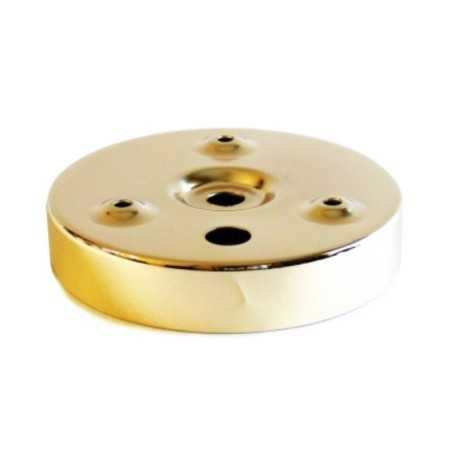 Gold support ø100x22.50h for wall or ceiling