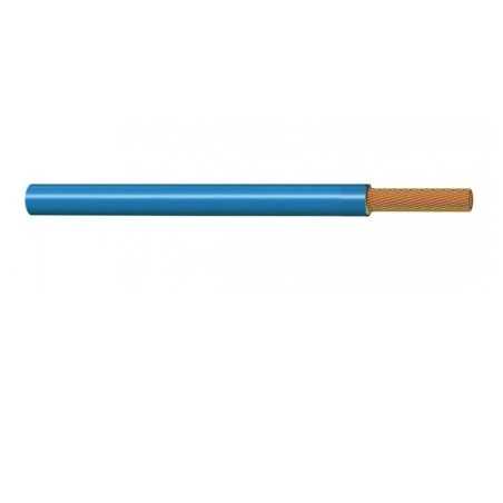 Blue single-core flexible cable section 1 x 0.75 mm2