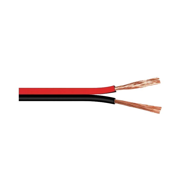 Parallel PVC bicolor audio cable 2 x 0