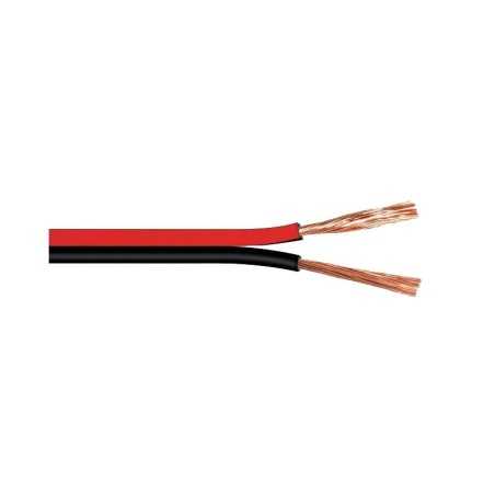 Parallel PVC bicolor audio cable 2 x 0