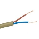 Flat golden cable hose 2 x 0