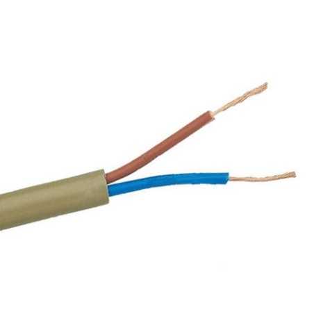 Flat golden cable hose 2 x 0