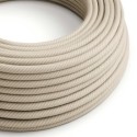 Decorative textile cable by the meter, approved linen cotton