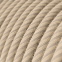 Decorative textile cable by the meter, approved linen cotton