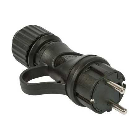 Outdoor plug for round cable garland