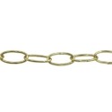 Brass effect chain link, 40mm, for lamps of weight