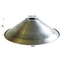 Bell shade of raw iron 110mm high x 460mm diameter