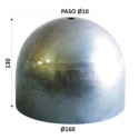 Bell shade of raw iron 130mm high x 160mm diameter