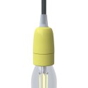 Smooth body porcelain E14 lamp holder