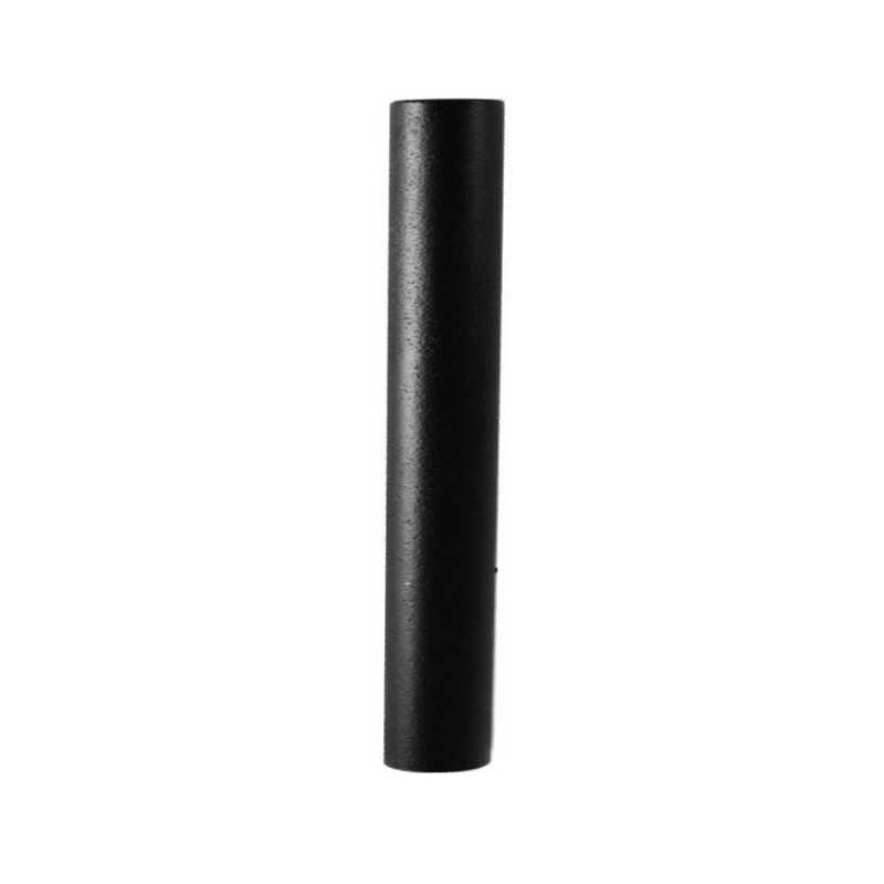 Black tube without thread, 20mm in diameter and 1350mm in length.