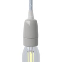 Smooth body porcelain E14 lamp holder