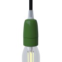 Smooth body porcelain E14 lamp holder