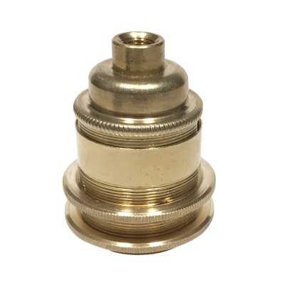 E27 English metal lamp holder double rings | Lighting DIY