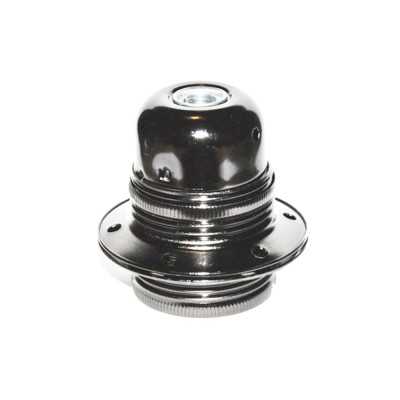E27 metal decorative lamp holder double rings | Lighting DIY