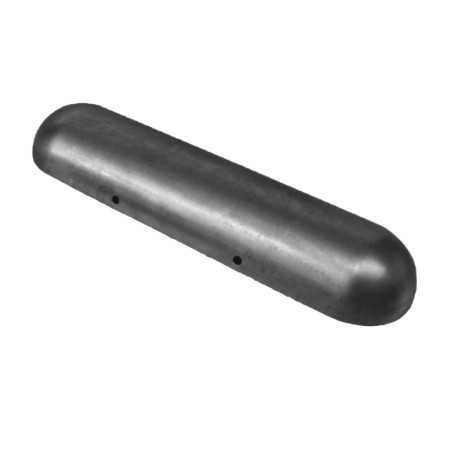 Oval strip 250x65 raw iron for hanging lamps