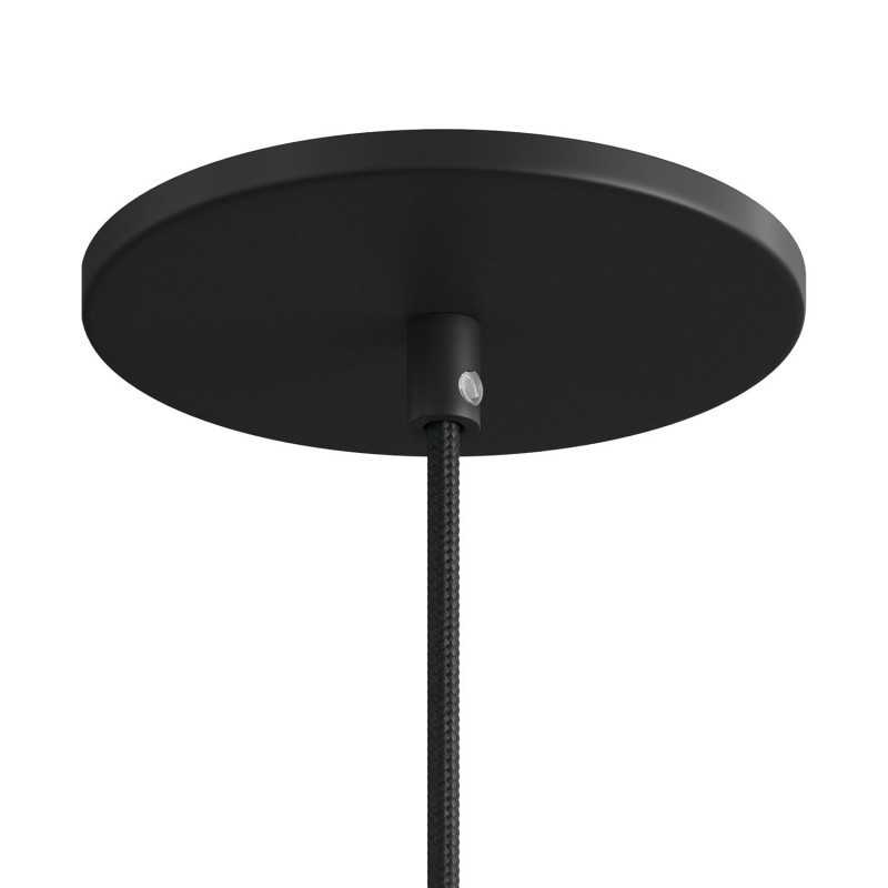 White metal support, 126mm diameter flush