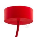Silicone rosette in beige ocher color