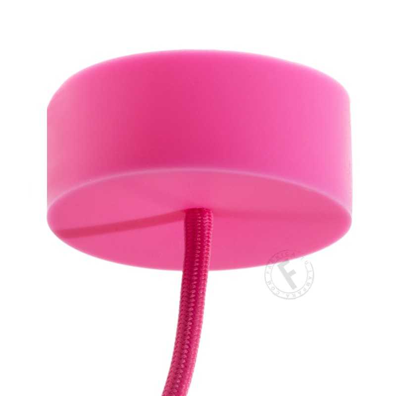 Silicone rosette in beige ocher color