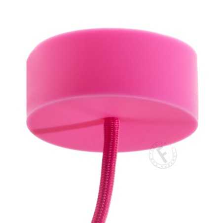 Silicone rosette in beige ocher color