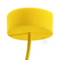 Silicone rosette in beige ocher color