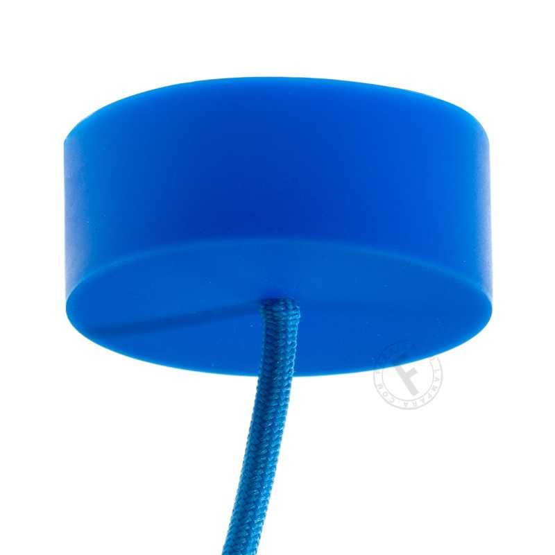 Silicone rosette in beige ocher color