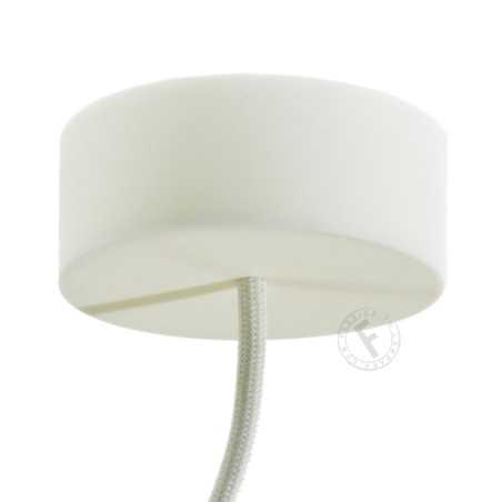 Silicone rosette in beige ocher color
