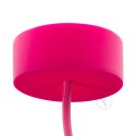 Silicone rosette in beige ocher color