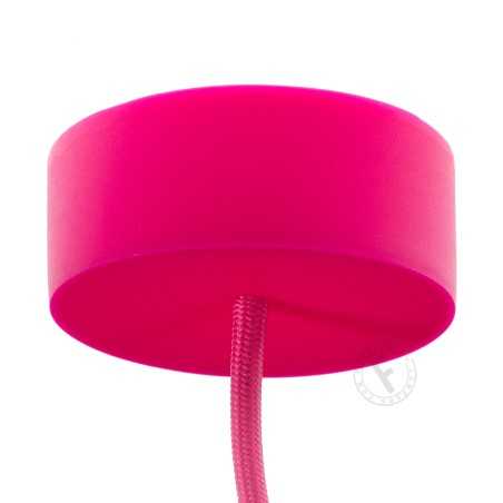 Silicone rosette in beige ocher color