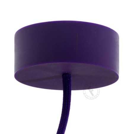 Silicone rosette in beige ocher color