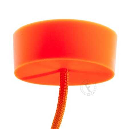 Silicone rosette in beige ocher color