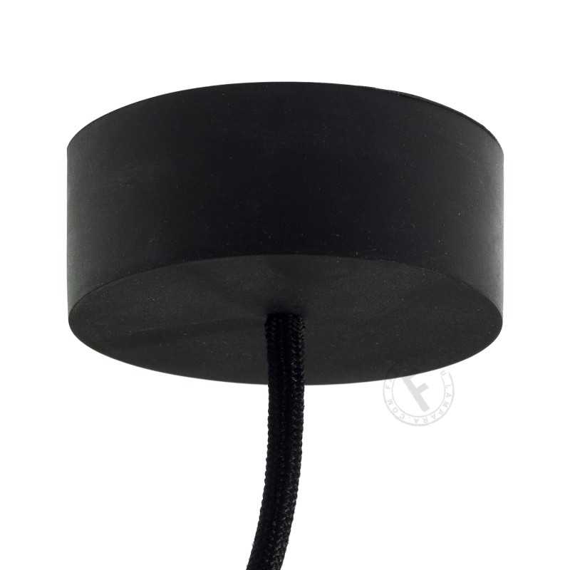 Silicone rosette in beige ocher color