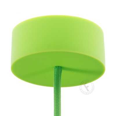 Silicone rosette in beige ocher color