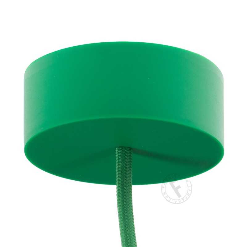 Silicone rosette in beige ocher color