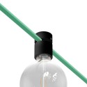 Wooden lamp holder for textile garland cable E27 | LIGHTING DIY