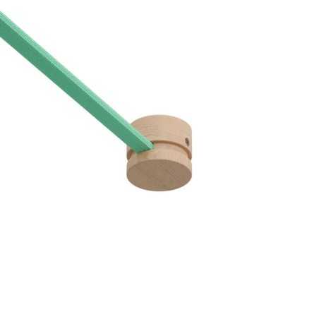 End cap for flat garland cable