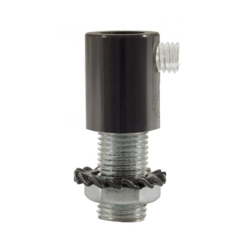Cylindrical metal clamp for cable M10x1 | LIGHTING DIY