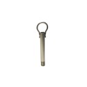 Threaded rod with ring for hanging peacock