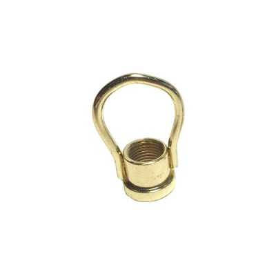 Chrome ring with thread for hanging