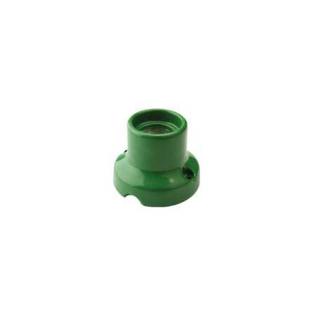 Porcelain straight socket lamp for walls and ceilings E27