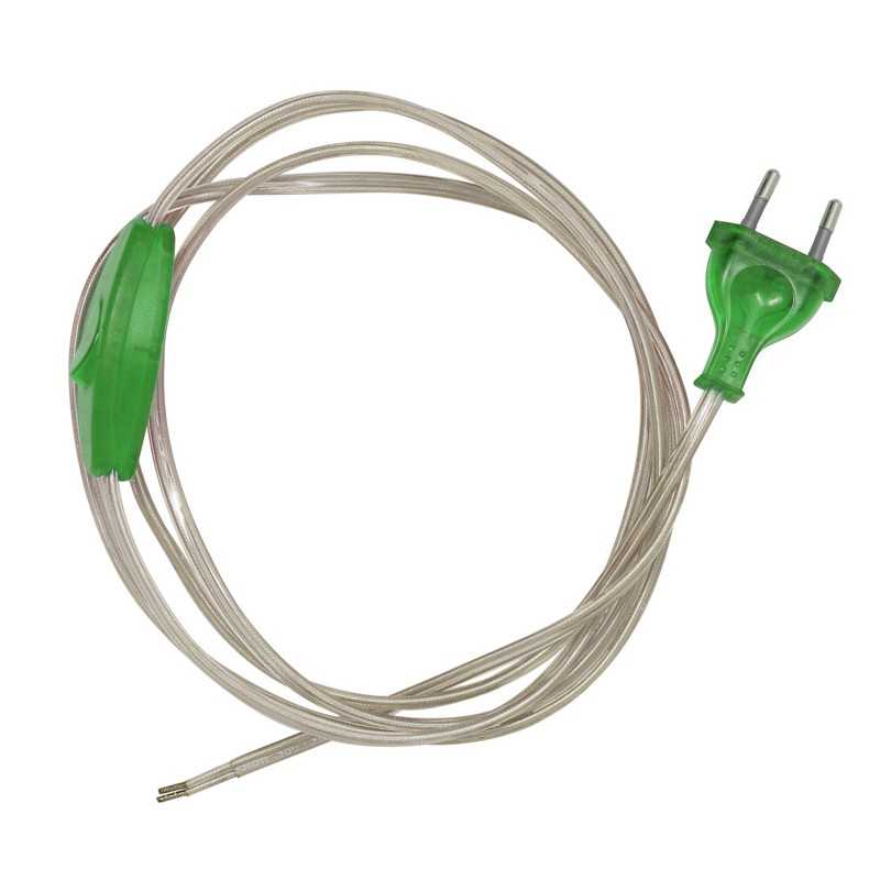 Plastic connection 170cm switch and multicolor plug