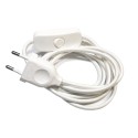 Textile connection kit with switch and plug 2 m | LIGHTING DIY