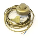 3-meter long connection with black foot switch