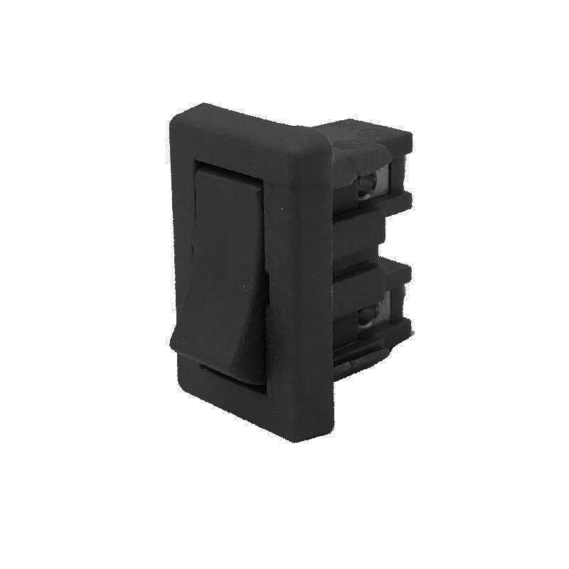 Recessed white switch 27mm x 17mm