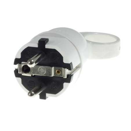 Rubber Schuko type plug 10/16A color