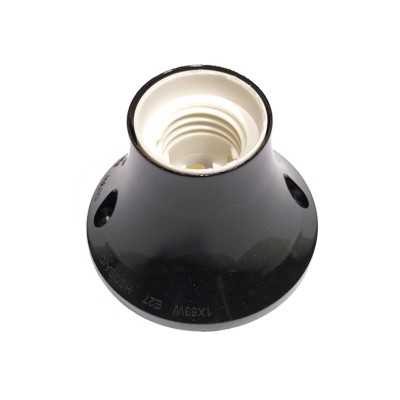 Simple straight socket wall lamp