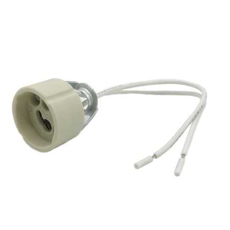 GU10 lamp holder with bridge and connection cable