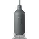 Decorative silicone lamp holder with switch