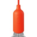 Decorative silicone lamp holder with switch